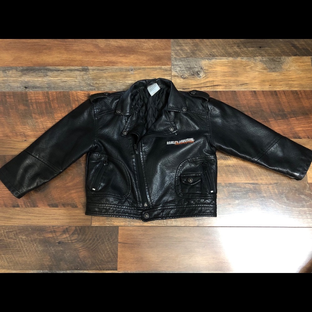 Harley Davidson faux leather jacket